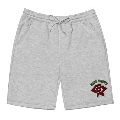 Christian Robles Logo-Embroidered Shorts: Comfortable and Stylish Athletic Fleece Shorts