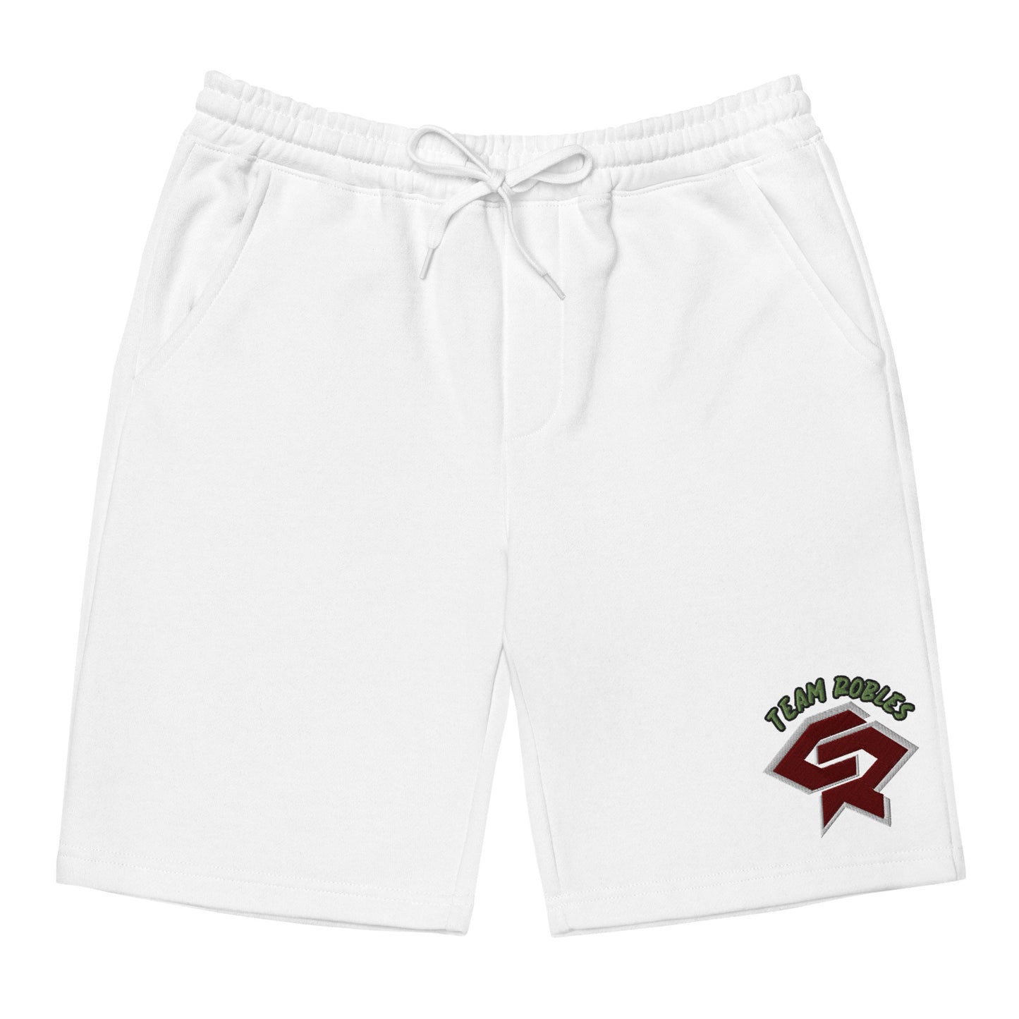 Christian Robles Logo-Embroidered Shorts: Comfortable and Stylish Athletic Fleece Shorts